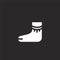 ankle brace icon. Filled ankle brace icon for website design and mobile, app development. ankle brace icon from filled hippies