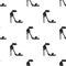 Ankle straps icon in black style isolated on white background. Shoes pattern stock vector illustration.