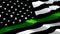 Anley Fly Breeze Green Line Flag. Support for Border Patrol Agents Flag. Emergency Patrol responder. Flags of Valor. Show your sup