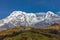 Annapurna beautiful mountain view in Nepal
