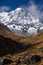 Annapurna I 8,091m from Machapuchare base camp ,Nepal.