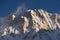 Annapurna I mountain peak at sunset, world 10th highest peak, AB