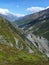 Annapurna and Marsyangdi valley from Khangsar, Nepal