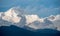 Annapurna massif in the Humalayas covered in snow and ice in north-central Nepal Asia