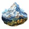 Annapurna Mountain Sticker Decal - Detailed And Realistic Design
