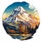 Annapurna Mountain Sticker - Highly Detailed Realistic Die Cut Sticker