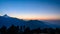 Annapurna mountains at sunrise
