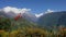 The Annapurna range in Nepal