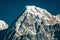 Annapurna snowcapped peak in the Himalaya mountains, Nepal