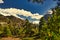 Annapurna snowcapped peak in the Himalaya mountains, Nepal