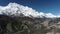 Annapurna snowcapped peak in the Himalaya mountains, Nepal