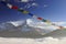 Annapurna South and Annapurna I, view from Ghorepani Poon Hill in Nepal, Dhaulagiri massif, Himalaya