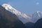 Annapurna South and Hiunchuli Peak at Sunrise