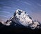 Annapurna South peak - view from Poon Hill on Annapurna Circuit