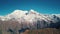 Annapurna view and Machapuchare snowcapped peak in the Himalaya mountains, Nepal 4K