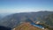 Annapurna view and Machapuchare snowcapped peak in the Himalaya mountains, Nepal 4K