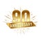 Anniversary golden ninety years number