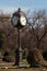 Anniversary outdoor clock in Cismigiu park