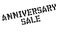 Anniversary Sale rubber stamp