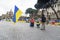 anniversary of the war in Ukraine, civil actions in European countries. February 24, 2023. city of Rome, Italy