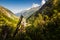 Annivier valley in Pennine Alps