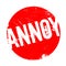 Annoy rubber stamp