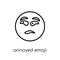 Annoyed emoji icon from Emoji collection.