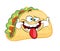 Annoying cartoon illustration of Taco