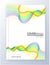 Annual Brochure Vector Leaflet Flyer template A4 size design, annual report book cover layout design, Abstract rainbow template