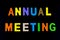 Annual business meeting event conference seminar schedule