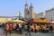 Annual christmas fair at the Main Market Square. Krakow, Poland.