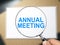 Annual Meeting, Motivational Business Words Quotes Concept