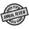 Annual Review rubber stamp