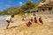 An annual sandcastle competition in the windward islands