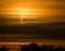 Annular eclipse over Montreal sky