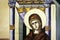 Annunciation Orthodox icon detail 2