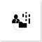 Anonymous data glyph icon