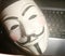 Anonymous mask on computer