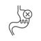 anorexia icon of stomach