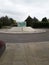 Another picture of the fountain at the from doors of seaham hall