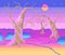 Another planet, pixel art