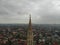 Another point of view in Beautiful city of Brussels. The capital of European Country with great history. Drone photography.