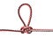 Another side alpine butterfly knot harness loop