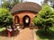 Another view of the famous Madanmohan Temple in Bishnupur, Bankura, an artwork of terracotta