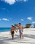 Anse Chastanet Beach St Lucia Caribbean Island, Tropical St Lucia, couple walking at the white beach