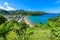Anse la Raye - tropical beach on the Caribbean island of St. Lucia. It is a paradise destination with a white sand beach and