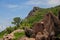 Anse Marron ,Tropical beach at Seychelles