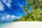 Anse Severe - beautiful beach on island La Digue, Seychelles