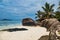 Anse Source d Argent paradise beach, La Digue Island, Seyshelles
