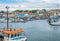 Anstruther harbour in a summer afternoon, Fife, Scotland.